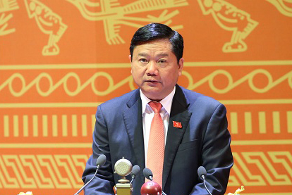 Ông Đinh La Thăng, Ủy viên Trung ương Đảng, Bộ trưởng Bộ Giao thông vận tải . Ảnh: TTXVN